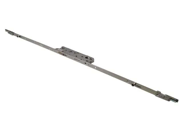Замок Maxbar 3-х частный №856 привод от ручки F16/35/92/8мм, с 2 роликовыми цапфами L=900 мм