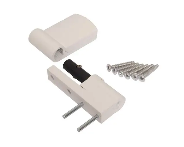 Петля дверная Elementis KTS-RT (15-20 мм), на 100кг., Белый, RAL9016