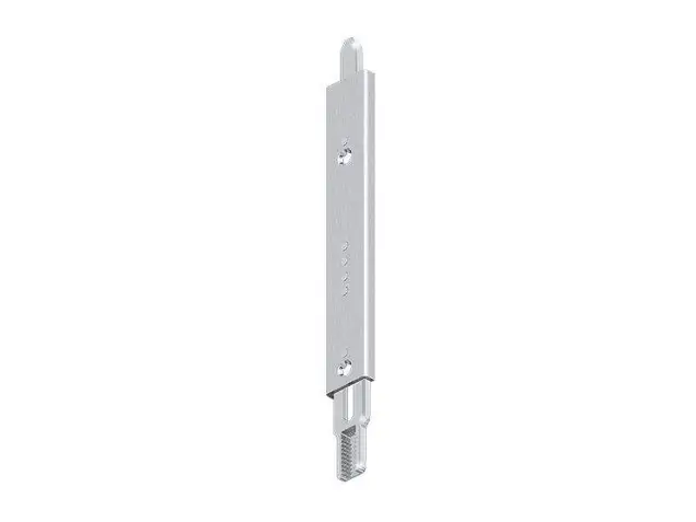 Шпингалет верхний MAXBAR для замков Compact 855GL/856/859, U24х6, оцинк., 150 мм