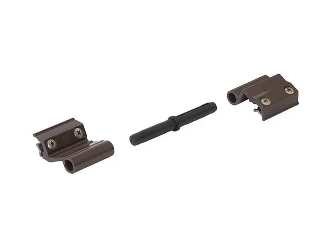 Петля поворотная FLASH BASE, NEWTEC, коричневая RAL8019, 00128600N