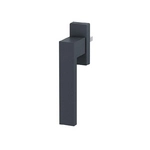 Ручка оконная Internika DUBLIN 35 мм, алюминиевая, 2 винта, антрацит матовый RAL7016M (45°)