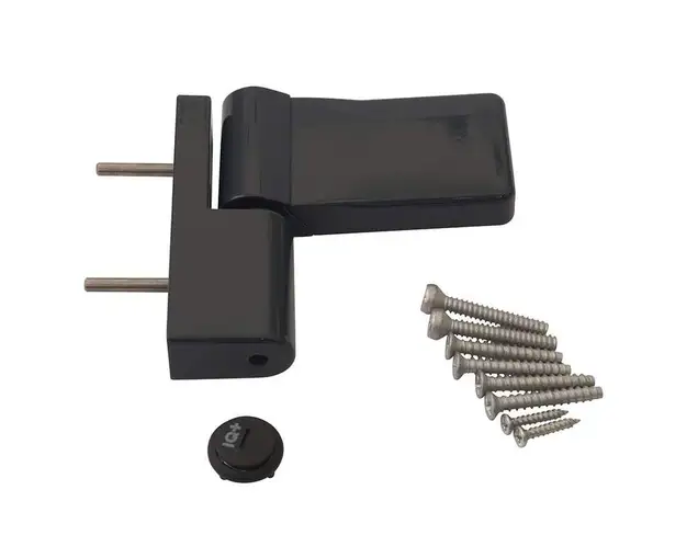 Петля дверная ELEMENTIS серия IQ-Plus 16-19 мм, Антрацит RAL7016
