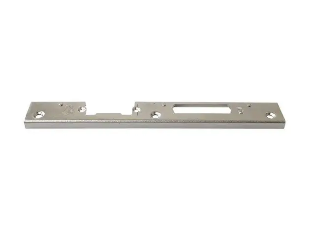 3456513 Планка ответная KFV под ригель и фалевую защелку левая (VEKA Topline AD 103.202/203; Softline AD 103.198/219; Topline 103.222/223)