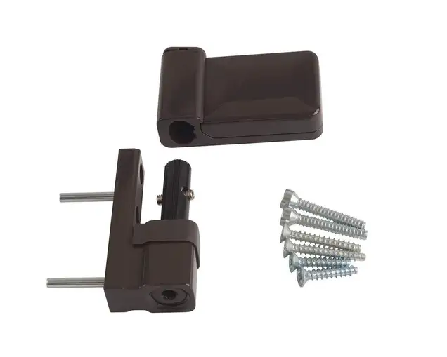 Петля дверная Elementis K-S (15-20 мм), на 100кг., Коричневый, RAL8019