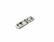 Планка монтажная для петель Firmax Smartline Clip-On, H=1, прямая с регулировкой по высоте, под саморез, никель
