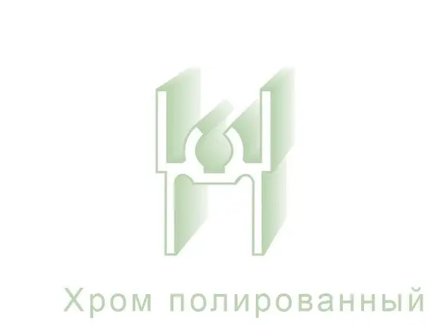 Планка верхняя, алюминий, L=5800 мм, хром полированный