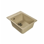 Мойка мраморная Nemi 510 Ivory, в комплекте выпуск + перелив. Цвет слоновая кость