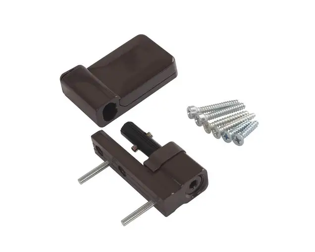 Петля дверная Elementis K-S (15-20 мм), на 100кг., Коричневый, RAL8019
