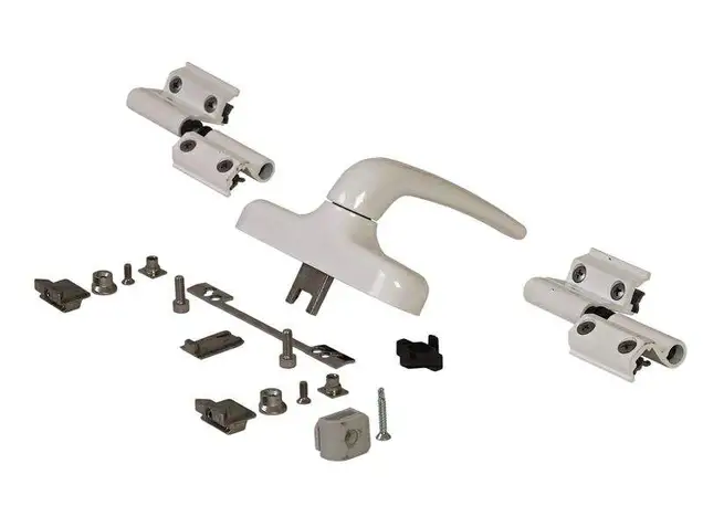 Комплект поворотный Giesse Classic V.01, белый RAL9010, 01187410