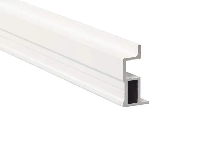 Профиль-ручка узкая Classic Slim, алюминий, L=5400 мм, белый глянец.