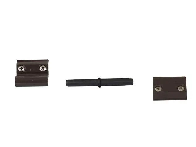 Петля поворотная FLASH BASE, NEWTEC, коричневая RAL8019, 00128600N