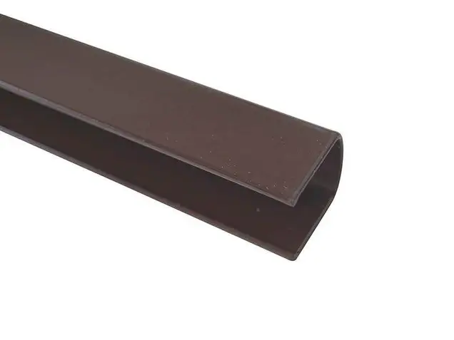 Профиль декоративный для VENTUS, коричневый RAL8017 L=2000