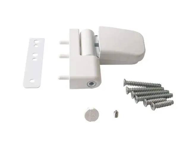 Петля дверная Maxbar 89NN, 16,5-19 мм, Белый RAL9016