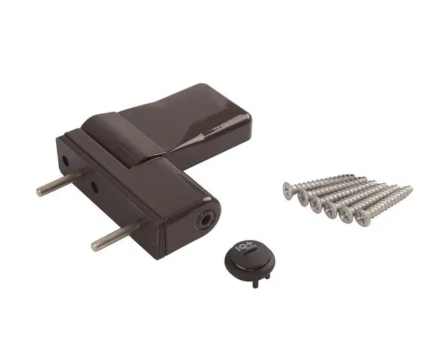 Петля дверная ELEMENTIS серия IQ Mini 16-19 мм, Коричневый RAL8019