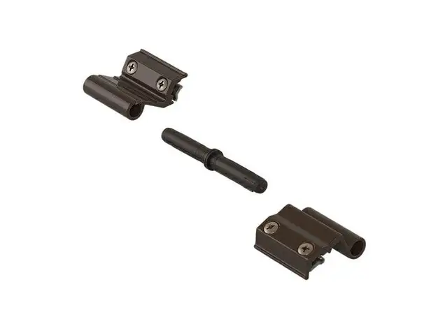 Петля поворотная FLASH BASE, NEWTEC, коричневая RAL8019, 00128600N