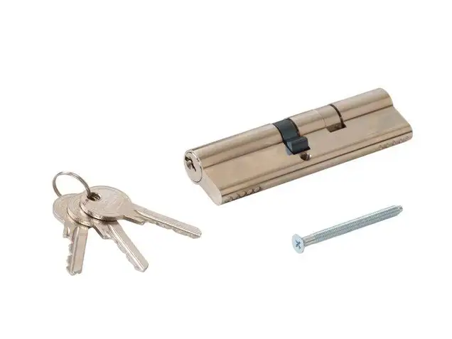 Цилиндр профильный MAXBAR 50 (ключ)/60 (ключ),никелированный