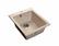 Мойка врезная PRACTIC 42.7х50.5см, цвет белый, мрамор (+сифон)