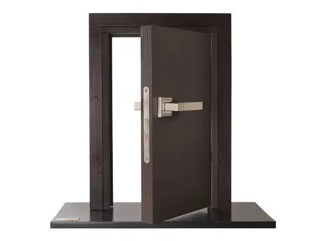 Замок магнитный MAXBAR с ответной планкой, 50x96x18, для сантехнических узлов , универсальный, никель матовый