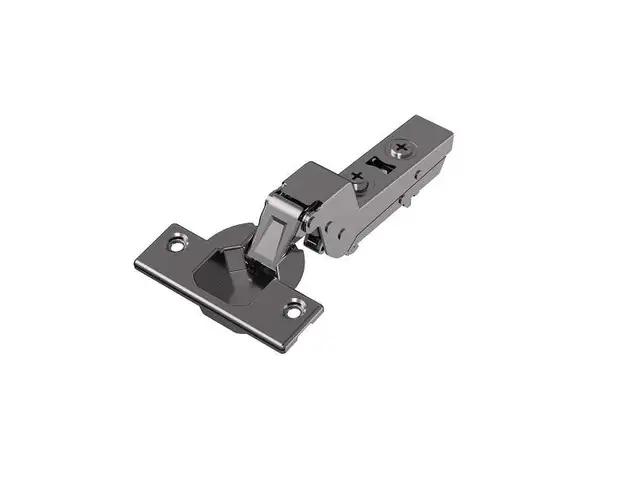 Петля для вкладных дверей Alphalux Titan Clip-On, без пружины, угол открывания 100°, 48мм, чашка 35 мм, титан