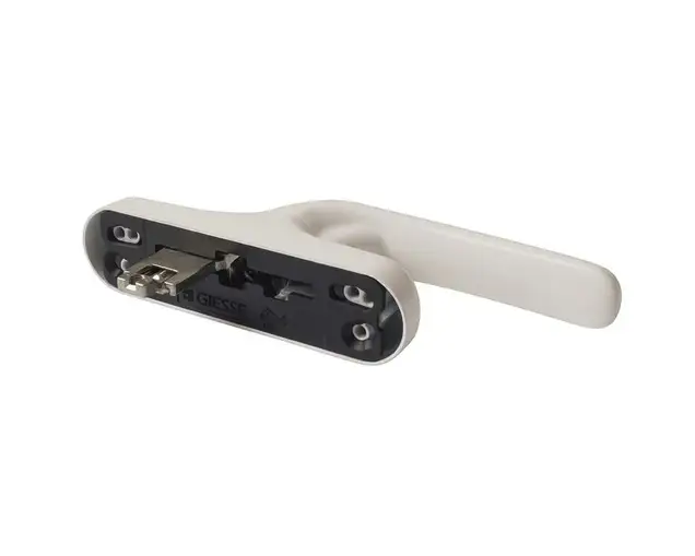 Ручка оконная Prima с ключом, под микропроветривание, белая RAL9010, 01191410
