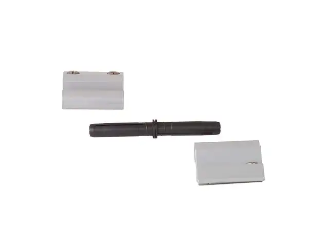 Петля поворотная FLASH BASE, V.01, угловая рама, 5 частей, серебро RAL9006, 00144600N