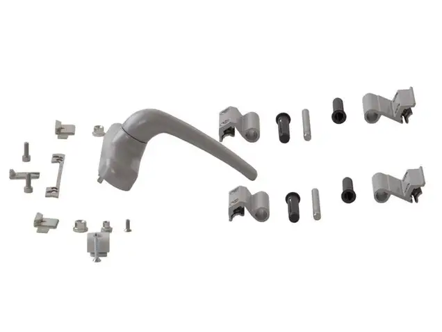 Комплект поворотный Giesse Classic V.01, серебро RAL9006, 01187970