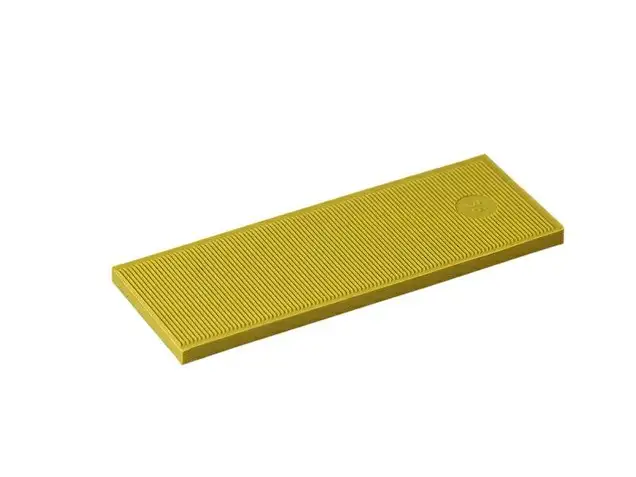 Пластина рихтовочная Bistrong 100x42x4 желтая