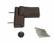 Петля дверная ELEMENTIS серия IQ Mini 16-19 мм, Коричневый RAL8019