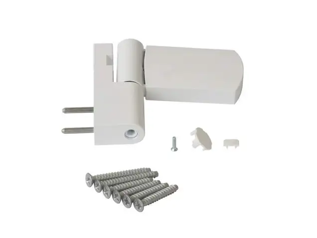 Петля дверная Maxbar PS 27 (17-20,5/105-42)  Белый RAL9016