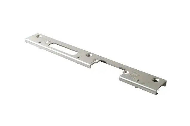 3456513 Планка ответная KFV под ригель и фалевую защелку левая (VEKA Topline AD 103.202/203; Softline AD 103.198/219; Topline 103.222/223)