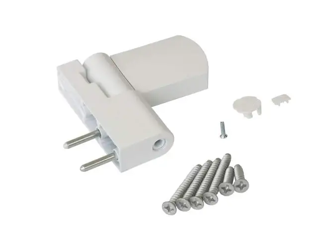 Петля дверная Maxbar PS 23 (17-20.5/85-31) RAL 9016 E, Белый