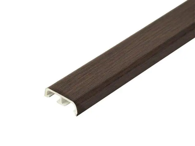 Наличник Exter 38х10мм темный дуб (Renolit 2052-089) 6,0 м