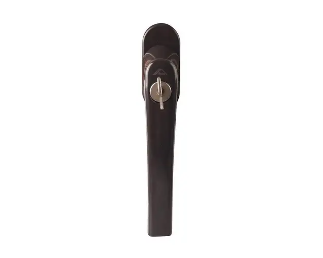 Ручка Rotoline с ключом Tilt First 37мм, коричневый RAL8019