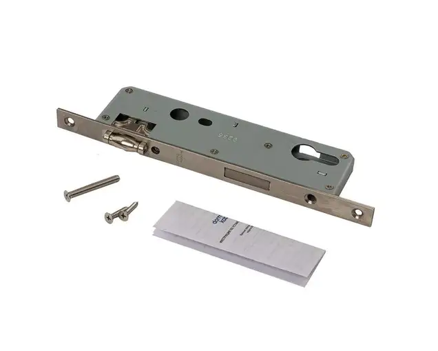 Замок однозапорный с ригелем и роликовой защёлкой Dorma 930a с рол.защелкой 92/35/8 F=16