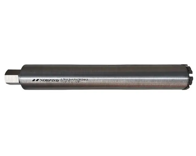 Алмазная коронка Norvind  TS радиус 077/24х3,0х10/Z6/2,0/0450 (1 1/4 UNC)