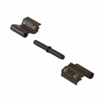 Петля поворотная FLASH BASE, NEWTEC, коричневая RAL8019, 00128600N