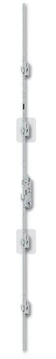 Замок многозапорный MAXBAR Compact, 4 доп. крюка №859 (от ручки), 35-92-8 PZ, оцинк. U24-2170