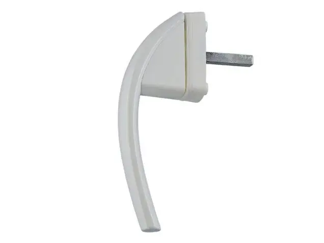 Ручка оконная ROTO SWING-Secustic 43 мм +2 винта 5х55 белая R072