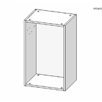Корпус навесной 450*340 высотой 720 под 2 складных фасада с сушкой (Free Fold), серый 9201