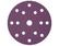 Шлиф круг HANKO PP627 Purple Paper 150мм 15отв Р80 на бум основе липучка