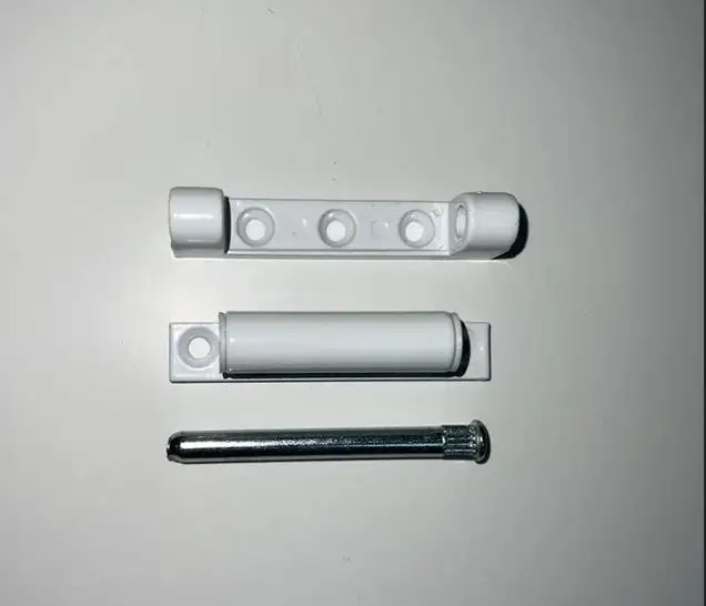 Петля оконная 75 мм белый RAL9016  3 части.