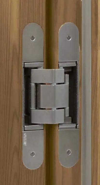 Петля скрытая, 3D, универсальная, 190x31 мм, 120 кг, цамак/алюминий, матовый никель