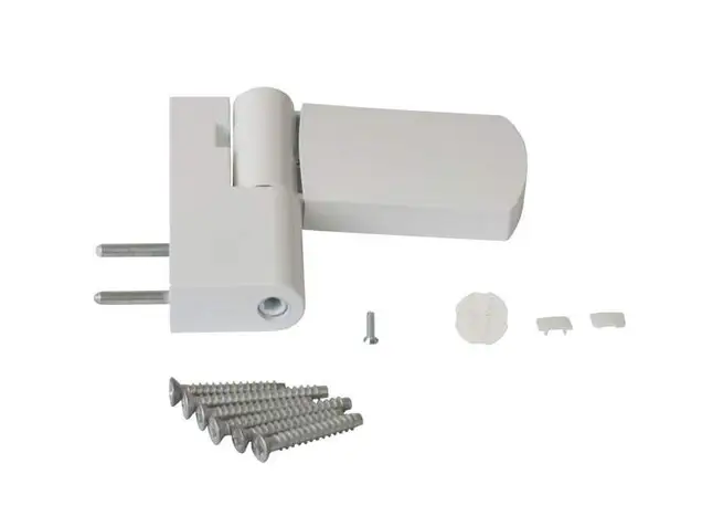 Петля дверная Maxbar PS27 (23-26,5/105-42) RAL9016 E, Белый