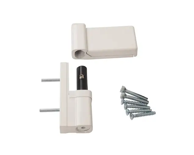 Петля дверная Elementis K-V (15-20 мм), на 120кг., Белый RAL9016