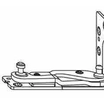 Петля нижняя рамная V-V AX30/13 правая (100кг)