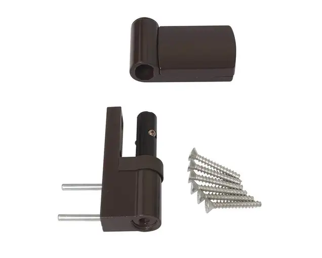 Петля дверная Elementis KTS-RT (15-20 мм), на 100кг., Коричневый, RAL8019