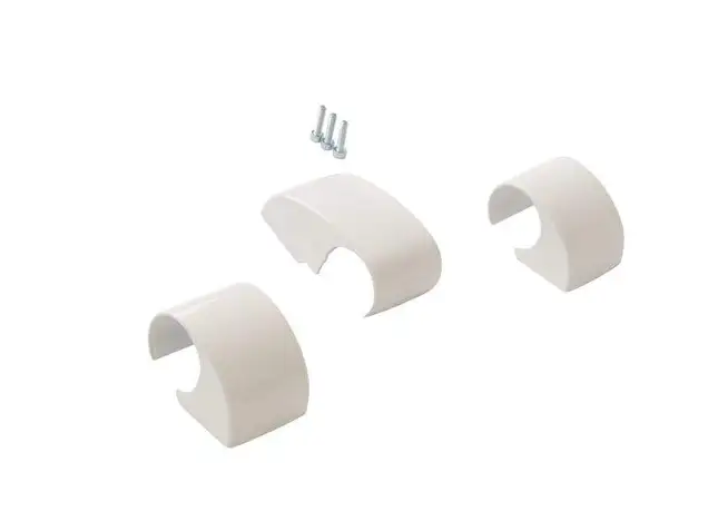Комплект крышек для DOMINA HP COVER (3 шт.), межосевое 62.5 мм, белый RAL9010, 06121410N