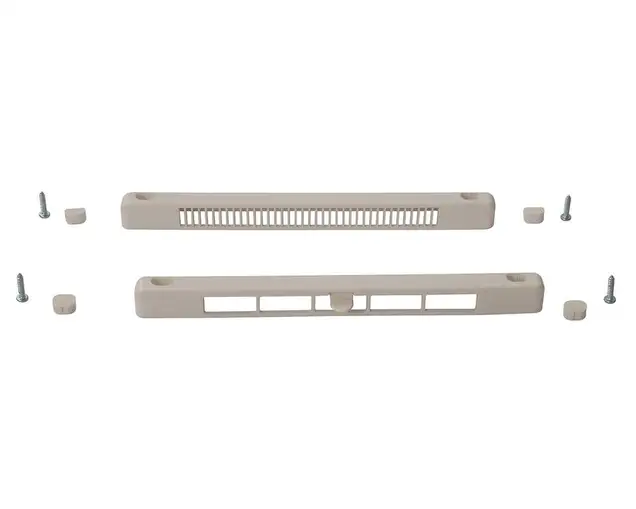 Комплект: клапан вентиляционный SM Tip Vent MINI + козырек наружный TIP MINI, 4-13 m3/ч, белый RAL9016