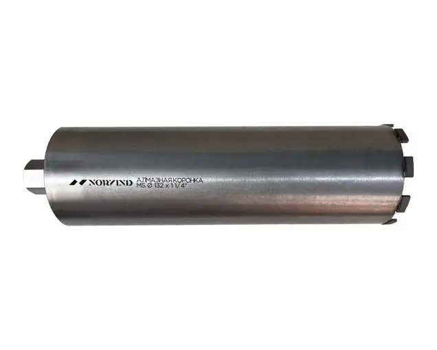 Алмазная коронка Norvind MS радиус 132 мм L = 400 1.1/4 с микроударом