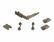 Комплект дополнительного прижима  Giesse FUTURA для поворотно-откидного окна, 04770000K